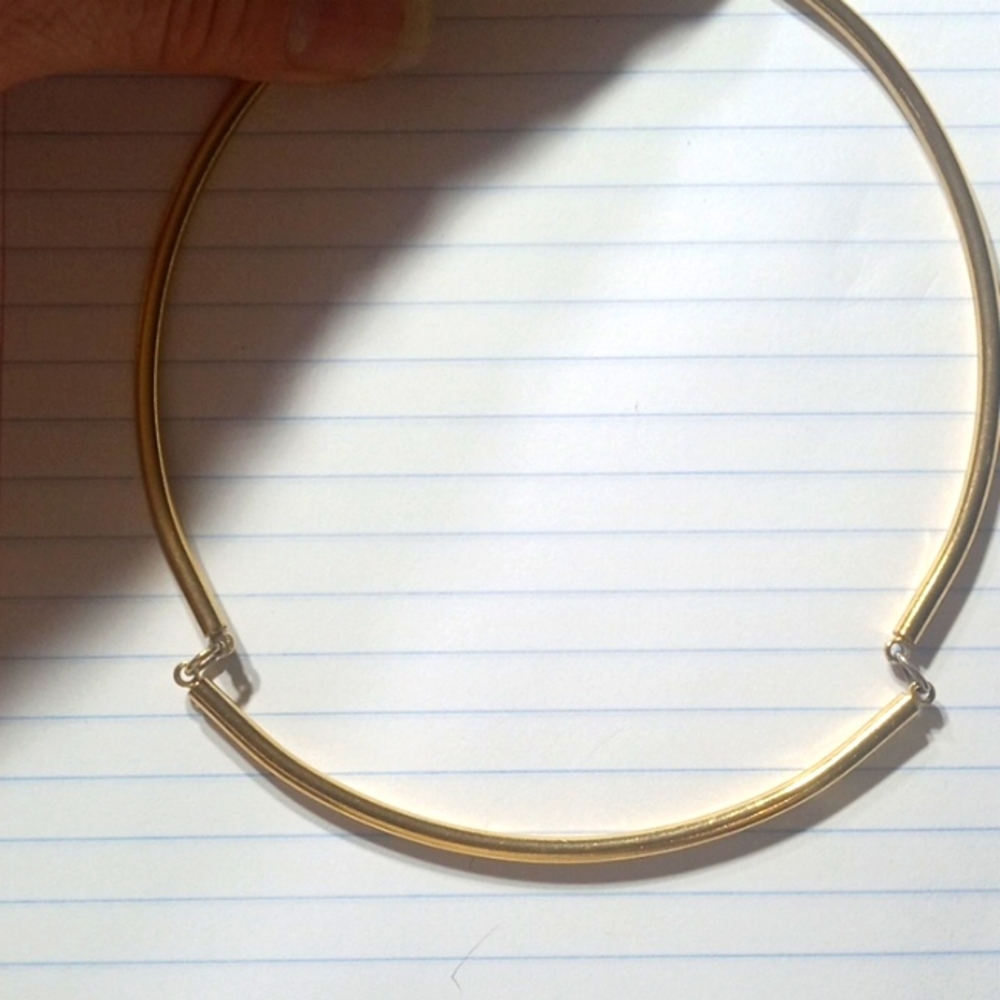 Trifari choker gold tone